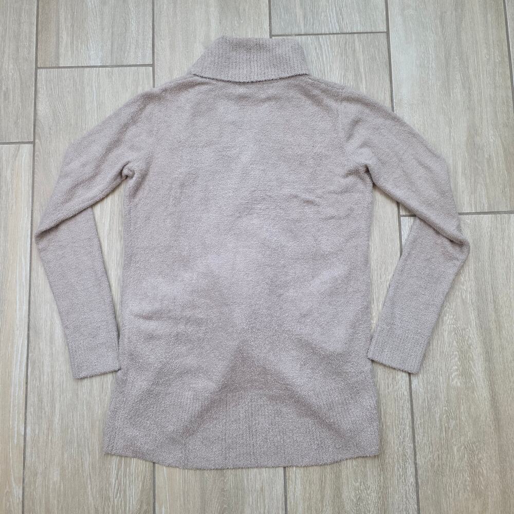 NWT Barefoot Dreams CozyChic Lite Circle Cardigan Taupe Tan Knit Sweater Small S - Picture 9 of 9